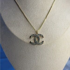 Chanel Gold and Silver Pendant Necklace